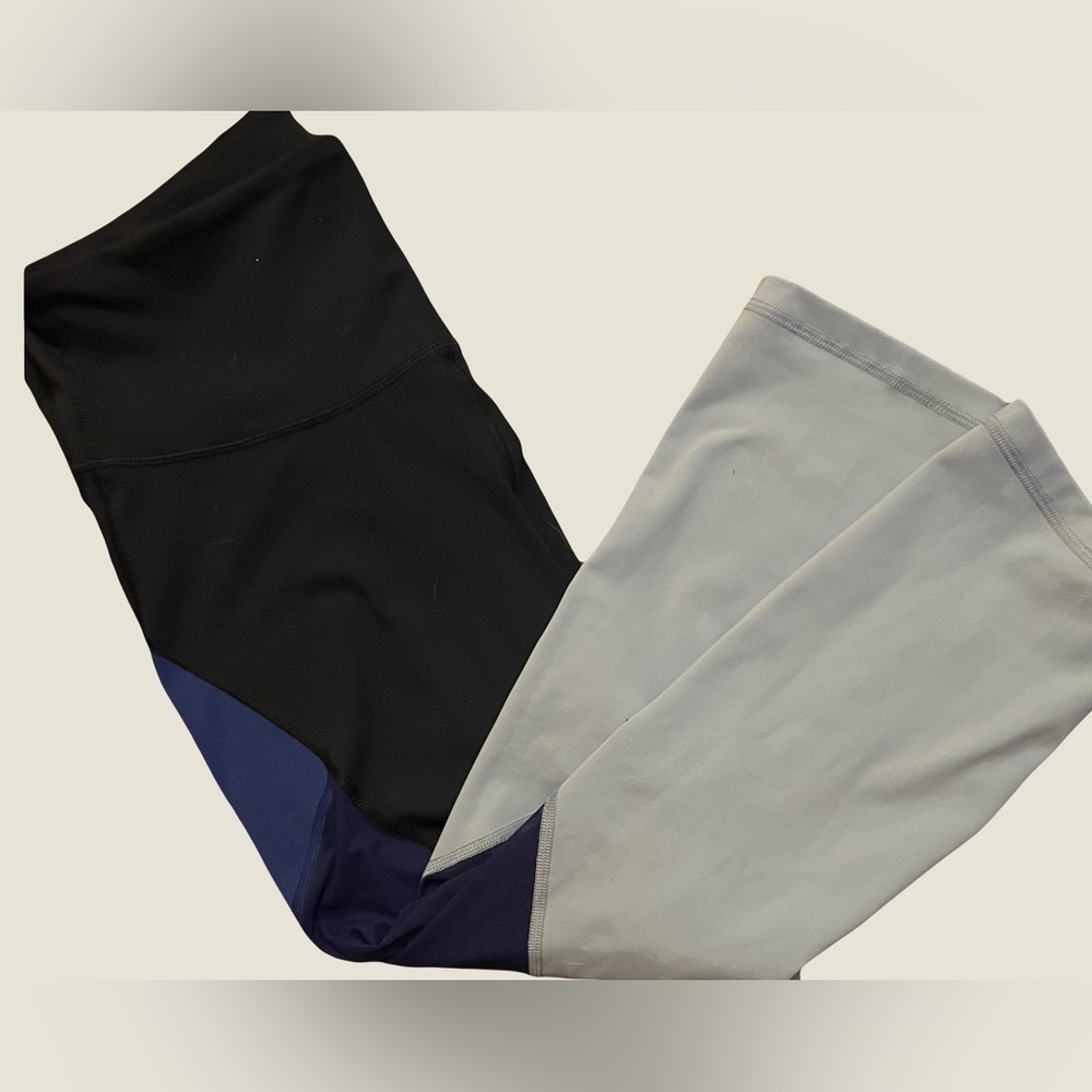 Old Navy Active Color Block Mesh Panel Capri Legging